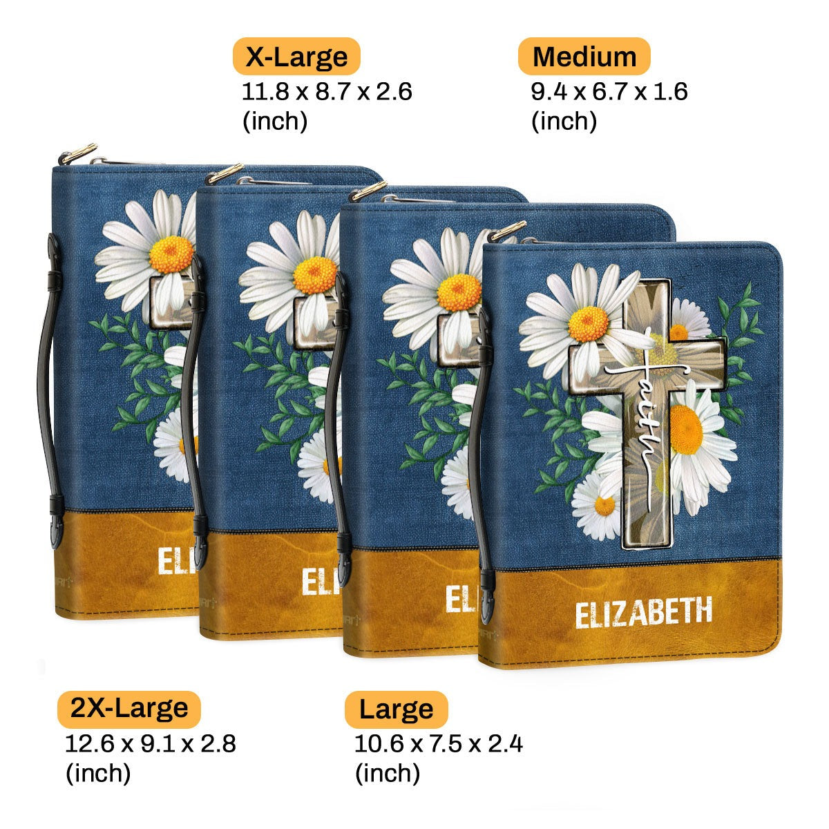 I Can Do All Things Through Christ Who Strengthens Me - Philippians 4:13 Leather Book Cover, Personalized Leather Bible Cover, Christian Gift, Bible Covers Jesus Gifts